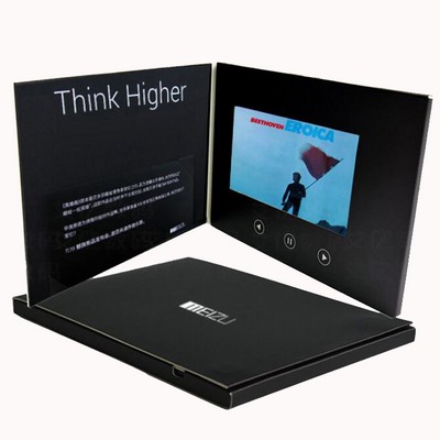 Custom 7.0" Screen A5 Size Full Color Imprint Video Book Or Video Brochure